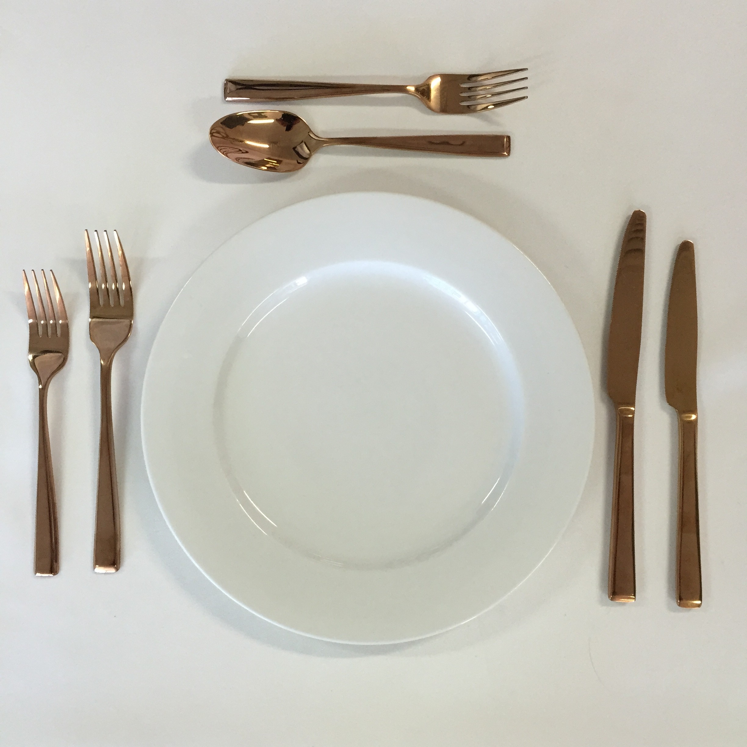 Rose Gold Cutlery Harbourside Decorators