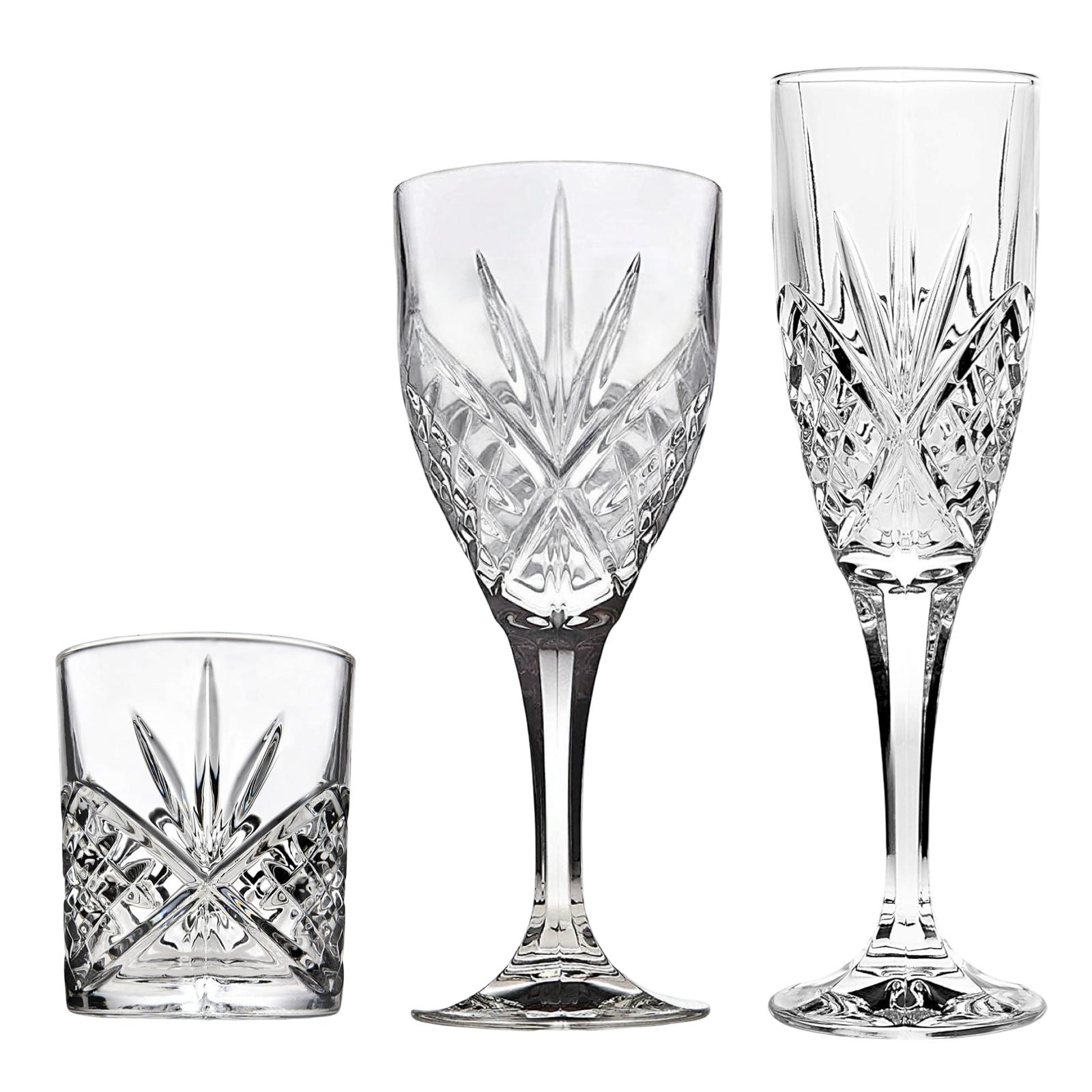 Classic Crystal Cut Glassware - Harbourside Decorators