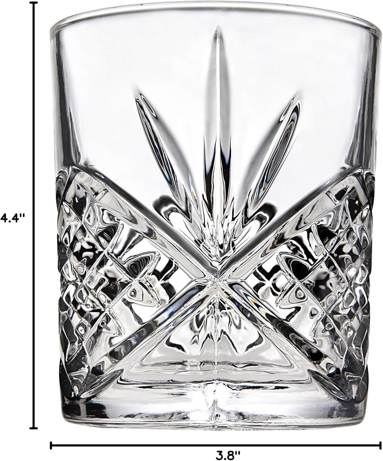 Crystal cut tumbler size - Harbourside Decorators
