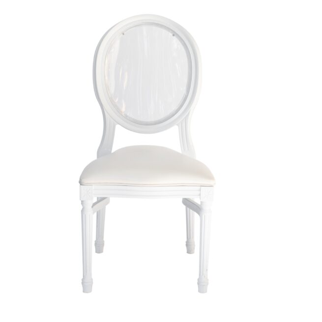 White Louis Chair Harbourside Decorators